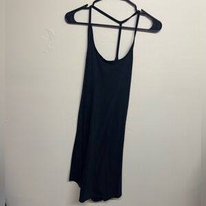 SHEIN Black Strappy Mini Slip Dress